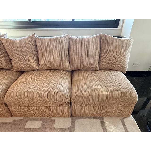 2000 - 2009 Vintage Brueton Modular Sectional Sofa, 7 Pieces For Sale - Image 5 of 12