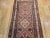 Antique Persian Malayer Handwoven Runner, Geometric Tribal Pattern, Red & Ivory, 4’ X 12’ For Sale - Image 9 of 12
