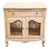 Kindel Furniture Rochelle Collection Cream Pained Country French Provincial 26" Cabinet Nightstand W. Grilled Doors 311-41-41 For Sale