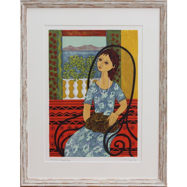 Vicenç Caraltó, Melancholic Muses III, 1960s, Lithograph For Sale - Image 14 of 14