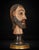 Mexican Spanish Colonial Artist, Carved Head of a Saint, Late 16th-Early 17th Century, Wood For Sale - Image 5 of 7