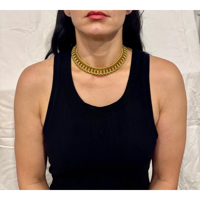 DESIGNER Tiffany & Co. Schlumberger 18K Yellow 213.1 GM Gold Bow Tie Necklace For Sale - Image 11 of 18