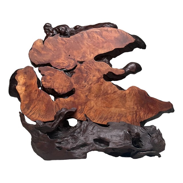 Japanese Burl Wood Decoration For Sale