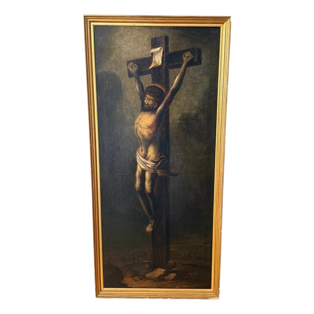 Spanish School Artist, Figurative Composition, 17th Century, Oil Painting on Canvas For Sale