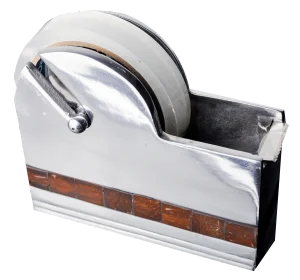 Adhesive Tape Dispenser in Aluminum and Stone, 1980