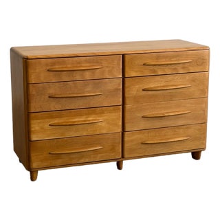1960s Heywood-Wakefield "Encore" 8-Drawer Lowboy Dresser, Attributed For Sale