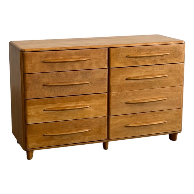 1960s Heywood-Wakefield "Encore" 8-Drawer Lowboy Dresser, Attributed For Sale