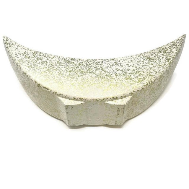 Mid-Century Modern Kashani Crescent Pink & Gold Centerpiece Tray by Kenwood for Shawnee For Sale - Image 10 of 11