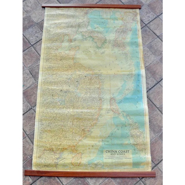 Vintage Korea and China Map, 1953 For Sale - Image 8 of 11
