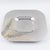 The Italian company Roberto Sambone manufactured this lovely chrome-and-copper centerpiece, serving dish, or bowl for its...