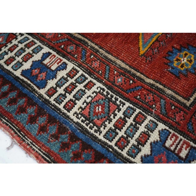 Traditional Late 18th Century Antique Sarab Rug 3'2'' x 10'8'' For Sale - Image 3 of 11