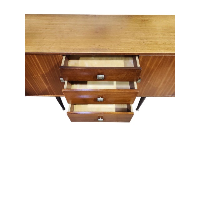 Brown 1960s Mid Century Modern Tola Wood Sideboard For Sale - Image 8 of 10