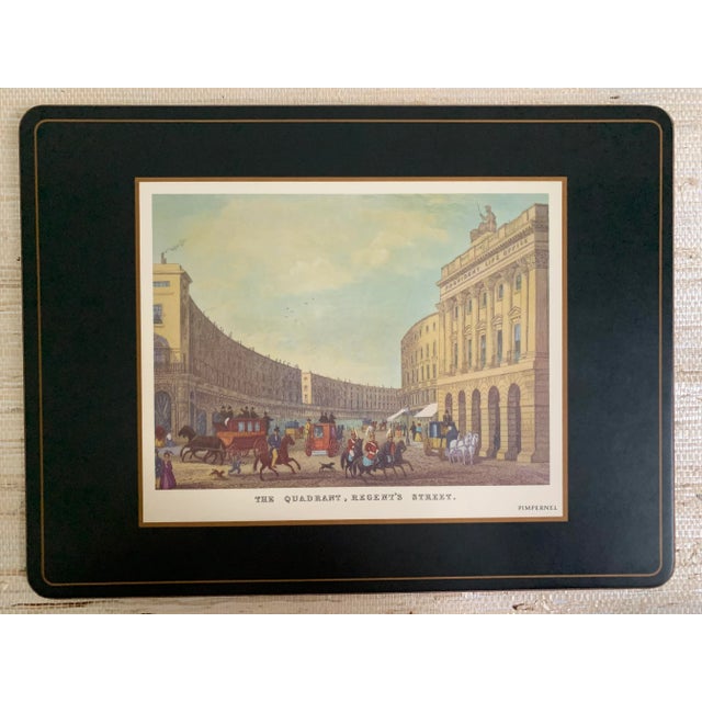 Wood 1970s English Acrylic & Cork Placemats - Set of 6 For Sale - Image 7 of 11