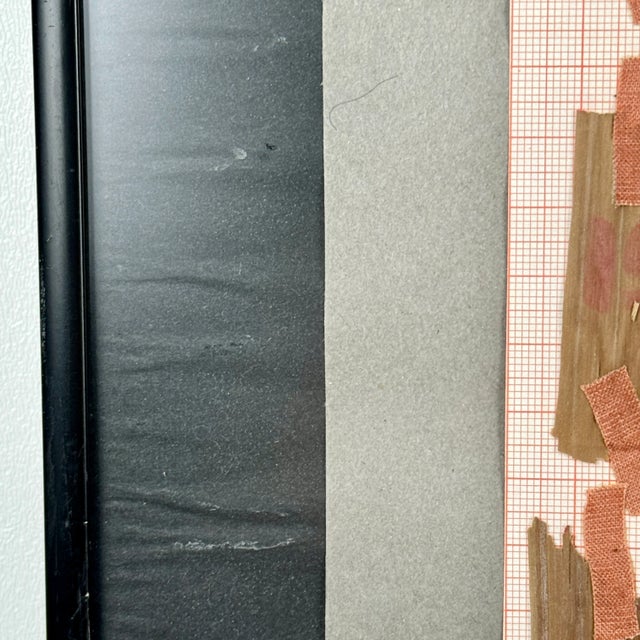 Merapi Obermayer Original 1984 Mixed Media Wall Art Work For Sale - Image 10 of 12