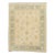 Early 21st Century Beige & Blue Handwoven Turkish Oushak Rug 7'10" X 10'2" For Sale