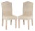 Daryl 19''H Wicker Dining Chair, whitewash - a Pair For Sale