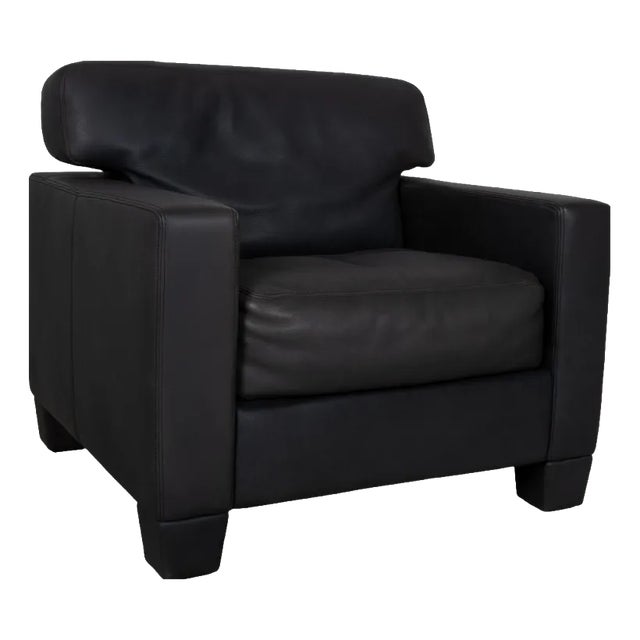 De Sede Ds 17 / Wk 612 Leather Armchair Black For Sale