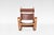 A vintage Hans J. Wegner rocking chair for Getama, crafted in Denmark during the 1960s. Featuring a light beech frame and...