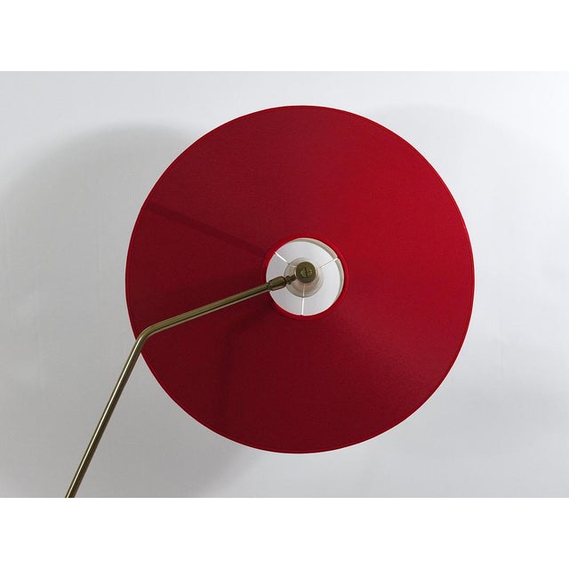 Mid-Century Counterweight Floor Lamp in Nickel & Brass from Rupert Nikoll, 1960s For Sale - Image 9 of 18