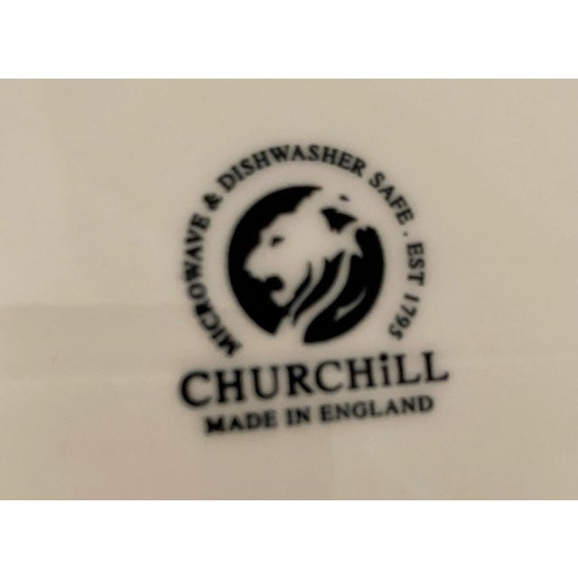 Early 21st Century Churchill Blue Willow Large Serving Platter 14.5" For Sale - Image 5 of 5