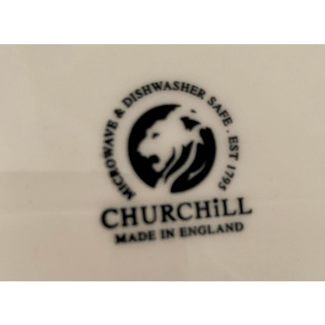 Early 21st Century Churchill Blue Willow Serving Platter 14.5" For Sale - Image 5 of 5