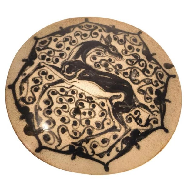 Antelope Wall Plaque in Stoneware by Pierre Paulus, 1937 For Sale - Image 18 of 18