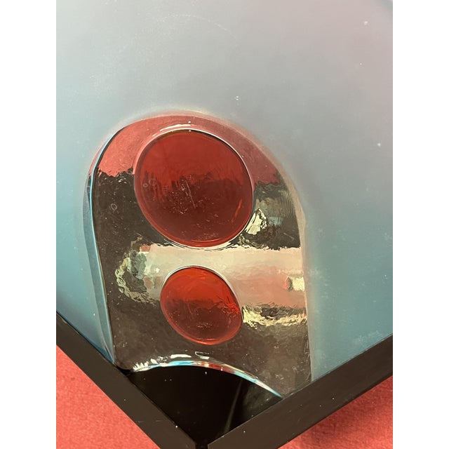 Blue Murano Glass Wall Lamps, 1970s, Set of 2 For Sale - Image 8 of 18