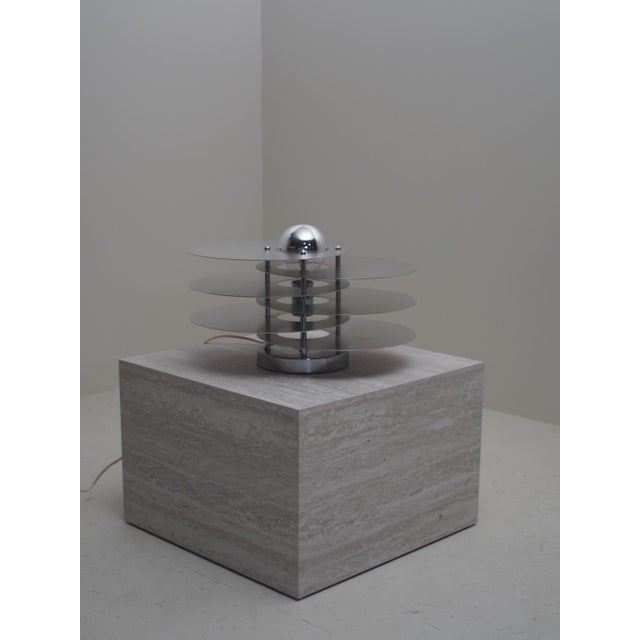 Space Age Italian Layered Table Lamp, Italy, 1960s For Sale - Image 16 of 17
