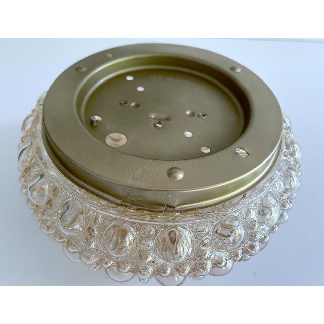 Gold Vintage Bubble Glass Light from Limburg For Sale - Image 8 of 15