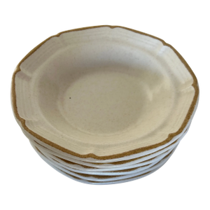 1970s Vintage Royal China Co. Stoneware Soup/Dessert /Cereal Bowls- Set of 6