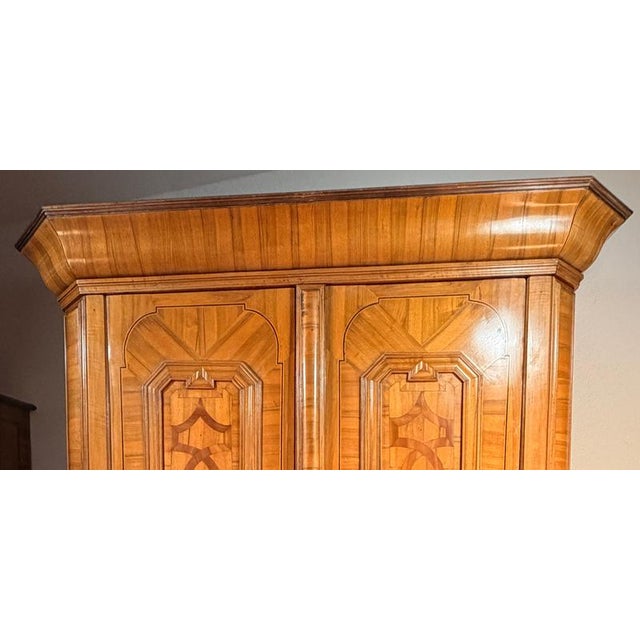 Baroque Antique South German Baroque Armoire in Walnut, 1750 For Sale - Image 3 of 5