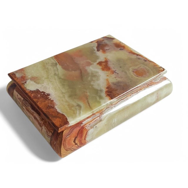 Art Deco Italian Onyx Box, Italy, 1940s For Sale - Image 10 of 18