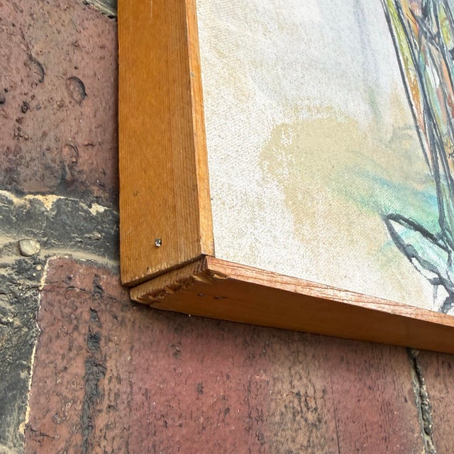 Abstract Figure Painting of Walking Man For Sale - Image 4 of 11