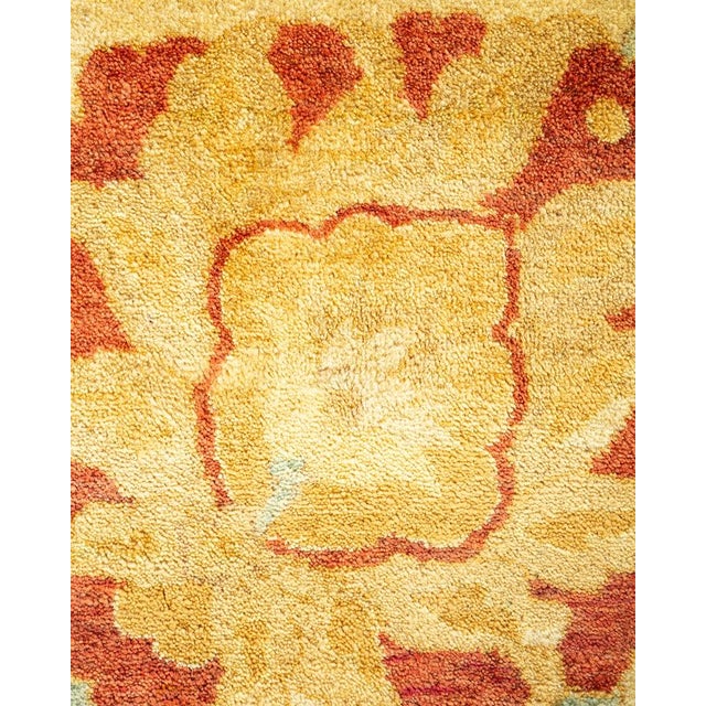 Traditional Mogul, One-of-a-Kind Hand-Knotted Area Rug in Ivory, 6' 0" x 9' 1" For Sale - Image 3 of 8