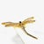 Gold Antique Plique-À-Jour Dragonfly Brooch With Gold and Gemstones For Sale - Image 8 of 15