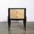 Wood Art Deco Directoire Style Ebonized Nightstands W/Shagreen Fronts & Mirrored Tops For Sale - Image 7 of 18