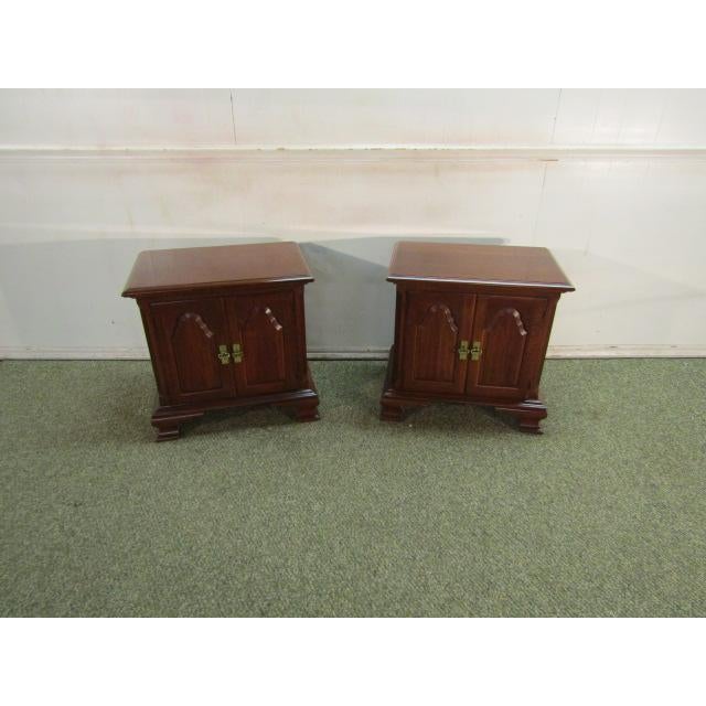 Pennsylvania House Solid Cherry Pair of Nightstands Chairish