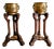 19th Century Japanese Jardinières on Wooden Stands, Set of 2 For Sale