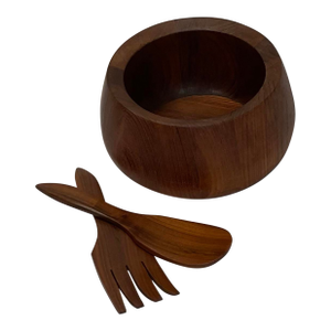 Dansk International Designs Ltd Malaysia Salad Bowl With Serving Utensils