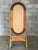 1980s British Colonial Style Bamboo, Cane, and Rattan Cheval Floor Mirror For Sale - Image 12 of 12