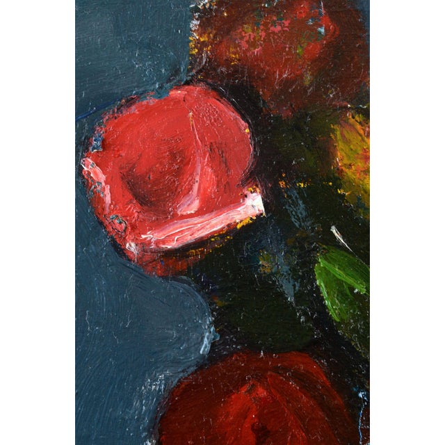 Aleksandr Rodin, Roses, 1980s, Oil on Canvas, in Good conditions. Designed 1980 to 1989 I have official proof of...
