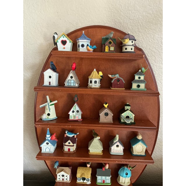 1980s Collector Item, Lenox Garden Birdhouse Thimble Collection For Sale - Image 5 of 8