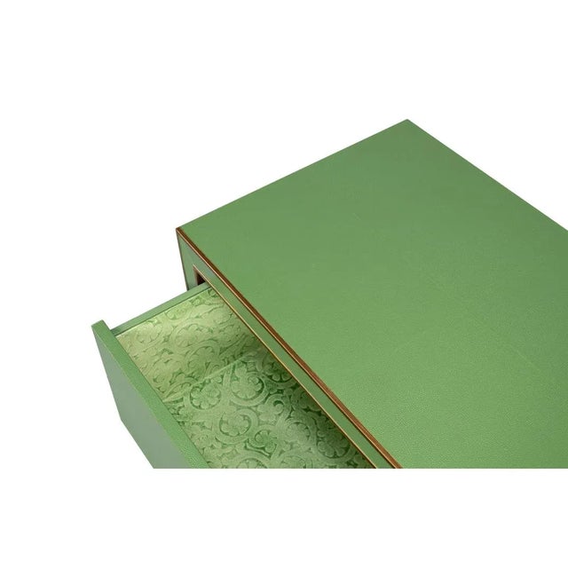 2020s Modern Green Nightstand For Sale - Image 5 of 11