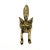 Brass 1930s English Brass Fox Door Knocker For Sale - Image 8 of 8