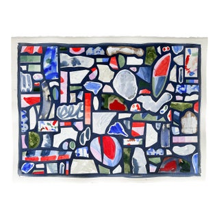 "Collected No.17, Aunt Cathy's House" Collage on Paper For Sale