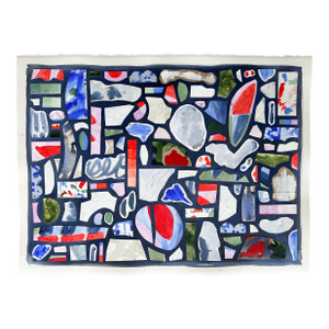 "Collected No.17, Aunt Cathy's House" Collage on Paper