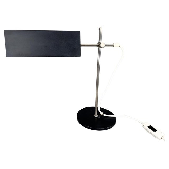 Mid-Century Minimalist Adjustable Table Lamp, Czechoslovakia, 1970s For Sale - Image 15 of 15