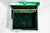 Forest Green Stunning Vintage European Malachite Box Hand Cut Geometric Stone Mid Century Luxury Home Decor For Sale - Image 8 of 14