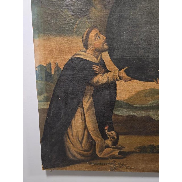 Baroque School Artist, Figurative Composition, 18th Century, Oil Painting on Canvas For Sale - Image 6 of 15