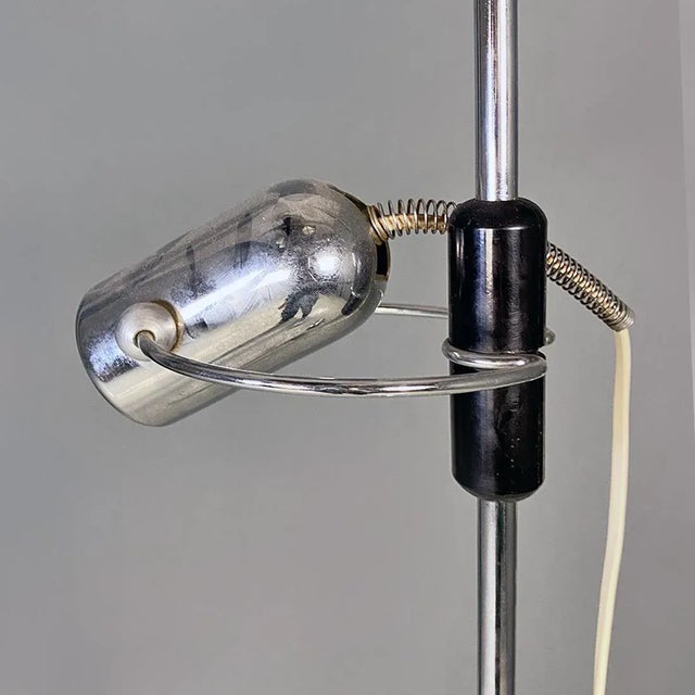 1970s Italian Modern Marble, Metal and Plastic Floor Lamp by Fois for Reggiani Illuminazione, 1970s For Sale - Image 5 of 13